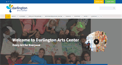 Desktop Screenshot of darlingtonarts.org