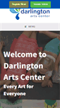 Mobile Screenshot of darlingtonarts.org